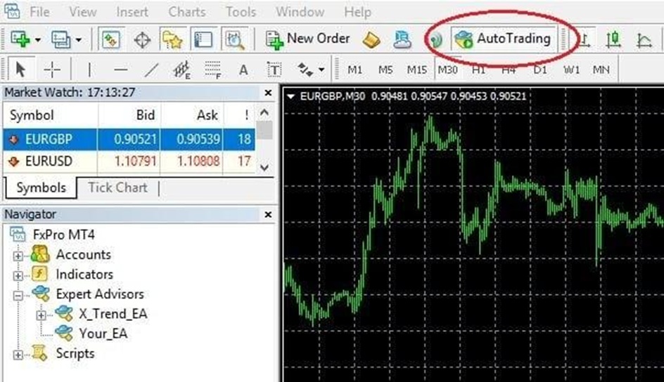 Adjust MT4 Settings for EA Operation